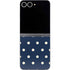Blue and Cream Polka Dots Galaxy Z Flip6 Skin